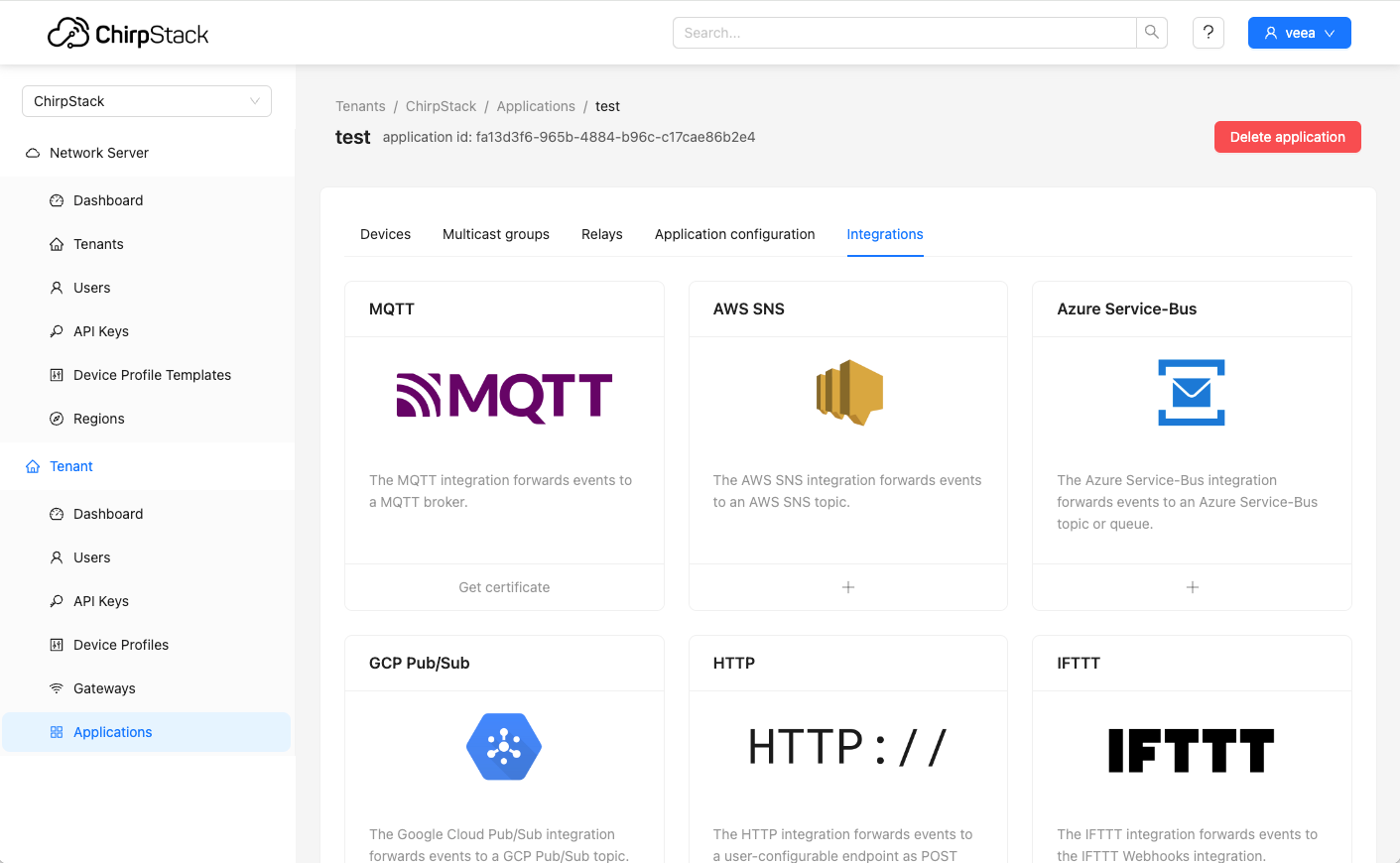 Chirpstack - LoRa Device Data – Veea Support